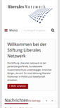 Mobile Screenshot of liberalesnetzwerk.de